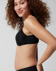 Perfect Coverage Bra with Lace Trim - BLACK | Soma Women