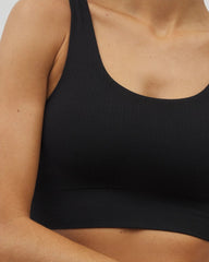 Seamless Rib Bralette - BLACK | Soma Women