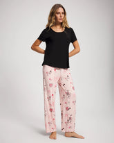Short Sleeve + Pant Pajama Set - BE MINE PRETTY PINK | Soma Women