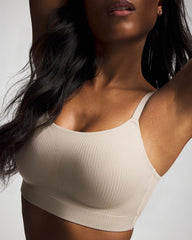 Rib Adjustable Bralette - SIMPLY TAUPE | Soma Women