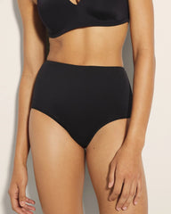 High-Waist Cheeky Panty - BLACK | Soma Women