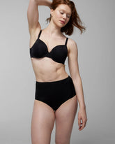 Mid-Level Shaping Vanishing Edge Brief - BLACK | Soma Women