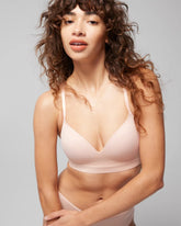 Luxe Wireless Bra with Lace Back - HUSH | Soma Women