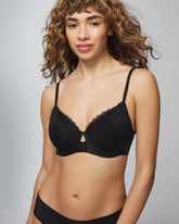 Perfect Coverage Bra with Lace - BLACK | Soma Women