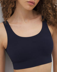 Seamless Rib Bralette - NIGHTFALL NAVY | Soma Women