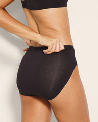 Cotton High-Leg Panty - BLACK | Soma Women