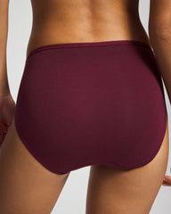 Cotton High Leg Panty - VELVET PLUM | Soma Women