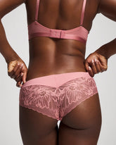 Cheeky Hipster Panty with Lace Back - ANTIQUE PINK | Soma Women