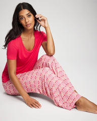 Short Sleeve + Pant Pajama Set - TRUE LOVE HEARTS DESIRE | Soma Women