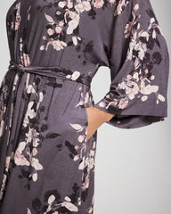 Short Robe - FLORAL DREAMS GRAY | Soma Women
