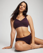 Wireless Unlined Full Coverage Bra - PLUM PERFECT | Soma Women