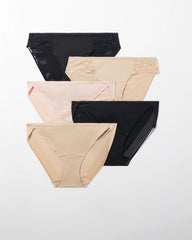 Bikini Panty with Lace 5 Pack - BASIC MULTI PACK | Soma Women