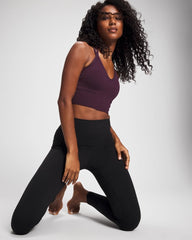 Longline Bra with Strappy Back - PLUM PERFECT | Soma Women