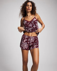 Relaxed Pajama Short - PAISLEY SPLENDOR PLUM | Soma Women