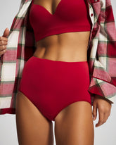 High-Waist Brief Panty - PAINT THE TOWN RED | Soma Women