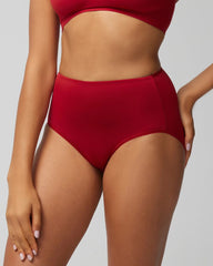 Tummy Modern Brief Panty - PAINT THE TOWN RED | Soma Women