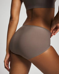 Enbliss Soft Stretch Modern Brief Panty - DARK TAUPE | Soma Women