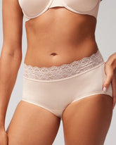 Brief Panty with Enchanting Lace - PALE SAND | Soma Women