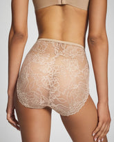 Lace Back Modern Brief Panty - WARM AMBER | Soma Women