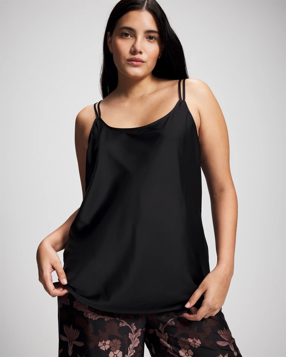 Double Strap Camisole - BLACK | Soma Women