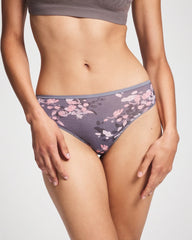 Cheeky Hipster Panty - FLORAL DREAMS MINI GRAY | Soma Women