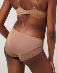 Hipster Panty with Enchanting Lace - WARM SIENNA | Soma Women