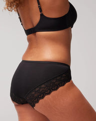 Hipster Panty with Enchanting Lace - BLACK | Soma Women