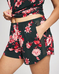 Pajama Short - COTTAGE FLORAL GREEN | Soma Women