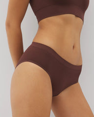 Seamless Rib Hipster Panty - MOCHA | Soma Women