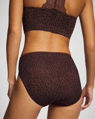 Edge High-Leg Panty - HOT SPOT MOCHA MINI | Soma Women