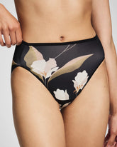 Edge High-Leg Panty - MYSTIC BLOOMS MINI BLACK | Soma Women