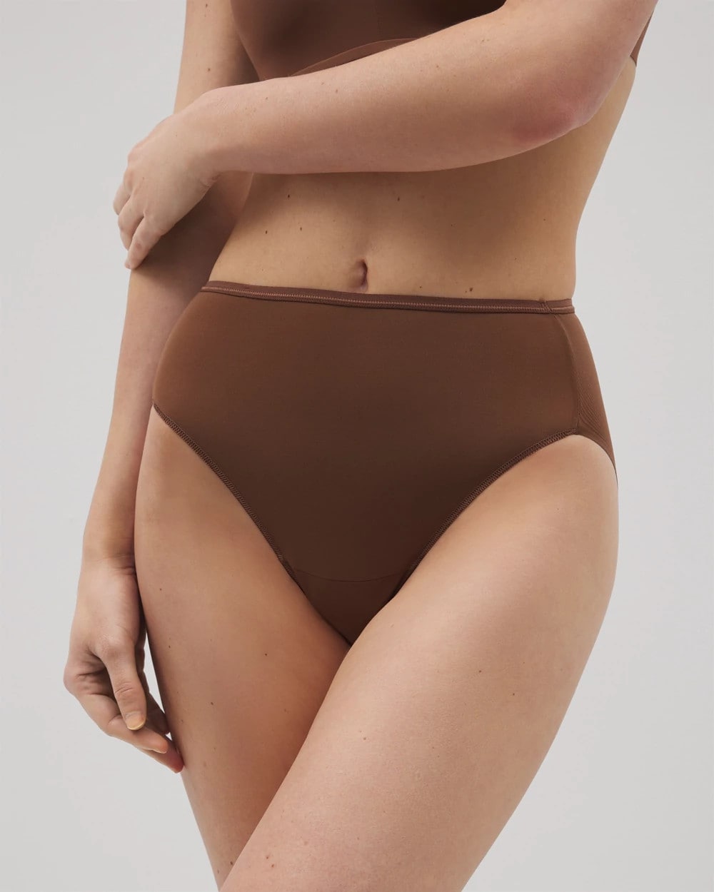 Edge High-Leg Panty - CINNAMON LATTE | Soma Women