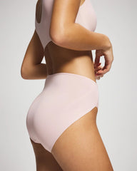 Tummy High-Leg Brief Panty with Lace - PRETTY PINK | Soma Women