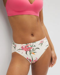 Tummy High-Leg Brief Panty with Lace - LE TIGRE FLORA MINI CH | Soma Women