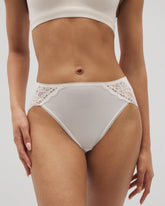 High-Leg Panty with Enchanting Lace - IVORY | Soma Women