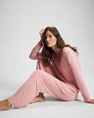 Pajama Pant - CAMEO PINK/DUSTY ROSE | Soma Women