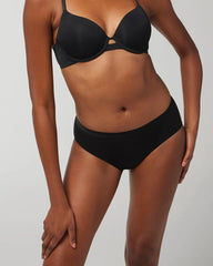 Cotton High-Leg Panty - BLACK | Soma Women