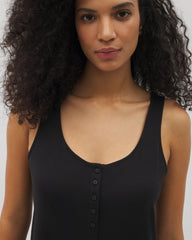 Henley Jumpsuit - BLACK | Soma Women