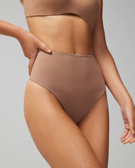 Tummy High-Waist Thong Panty - WARM SIENNA | Soma Women
