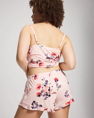Ruffle Pajama Shorts - FLORAL DREAMS PINK BLUSH | Soma Women