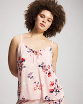 Tie Front Camisole - FLORAL DREAMS PINK BLUSH | Soma Women