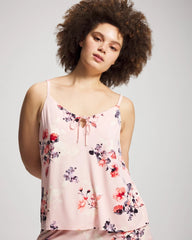 Tie Front Camisole - FLORAL DREAMS PINK BLUSH | Soma Women