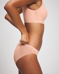 Mesh Back Bikini Panty - PEACH PARFAIT | Soma Women