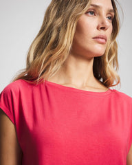 Short Sleeve Boat Neck Top - HEARTS DESIRE | Soma Women