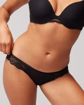 Bikini Panty with Enchanting Lace - BLACK | Soma Women