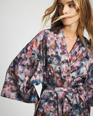 Long Robe - PETAL MOSAIC PETROL | Soma Women