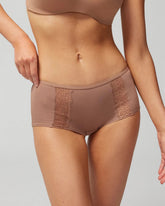 Boyshort Panty with Enchanting Lace - WARM SIENNA | Soma Women