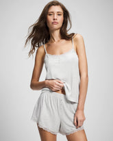 Pointelle Pajama Short - HEATHER FROST | Soma Women