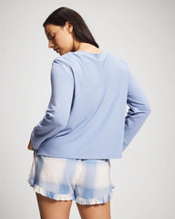 Pajama Set - LOOMED LANDSCAPE BLUE L | Soma Women