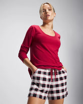 Pajama Shorts - DREAMSCAPE PLAID BLACK | Soma Women